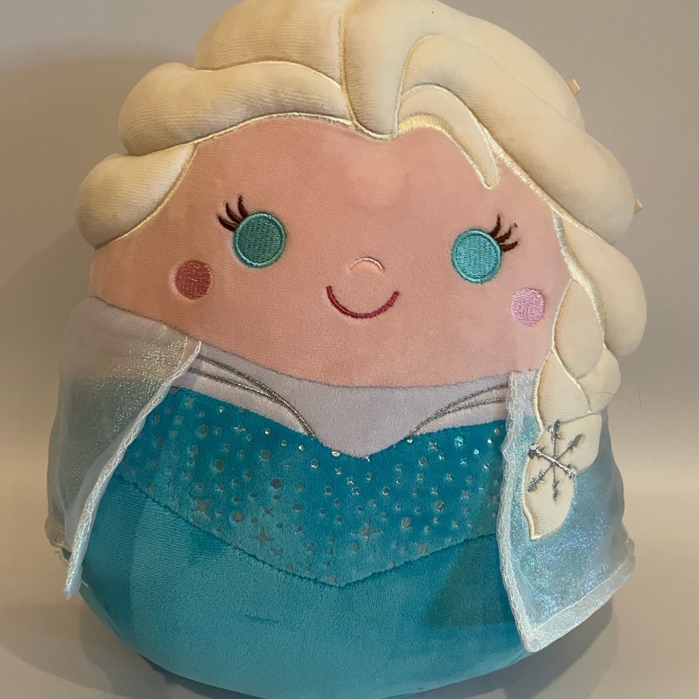 SQUISHMALLOW by KELLY TOY; 12” ELSA FROM FROZEN (Free Shipping!)